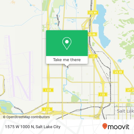 1575 W 1000 N map