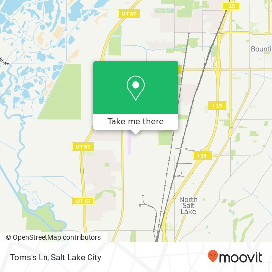 Mapa de Toms's Ln