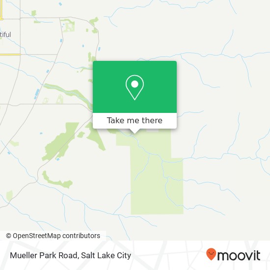 Mueller Park Road map