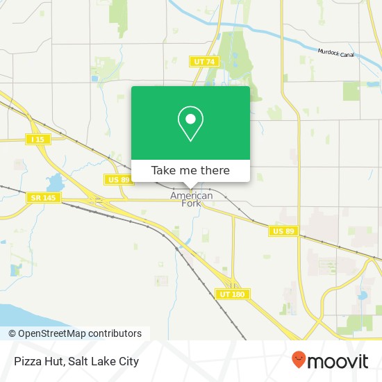 Mapa de Pizza Hut