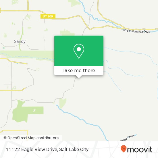 Mapa de 11122 Eagle View Drive