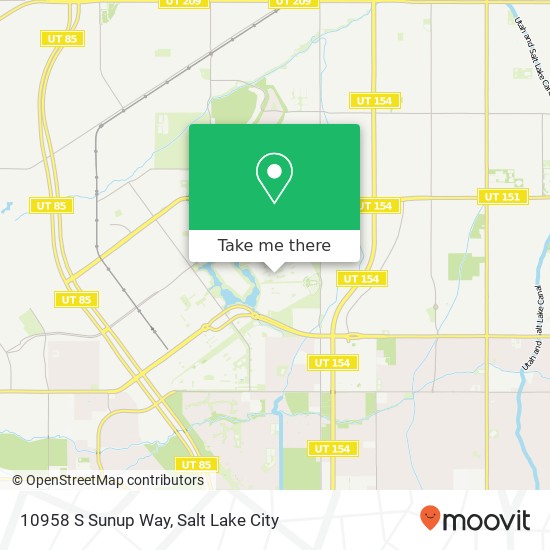 10958 S Sunup Way map