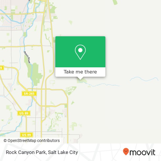 Mapa de Rock Canyon Park