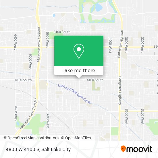 Mapa de 4800 W 4100 S