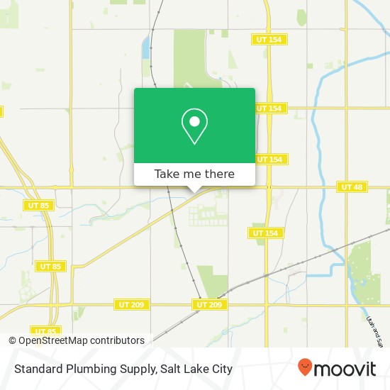 Mapa de Standard Plumbing Supply