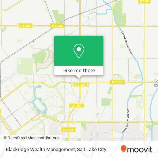 Mapa de Blackridge Wealth Management