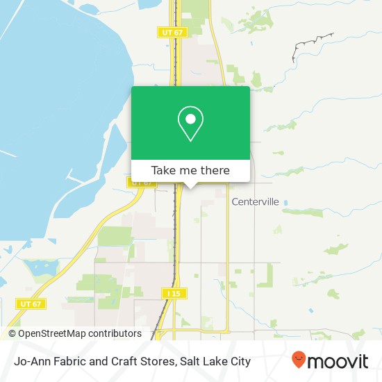 Jo-Ann Fabric and Craft Stores map