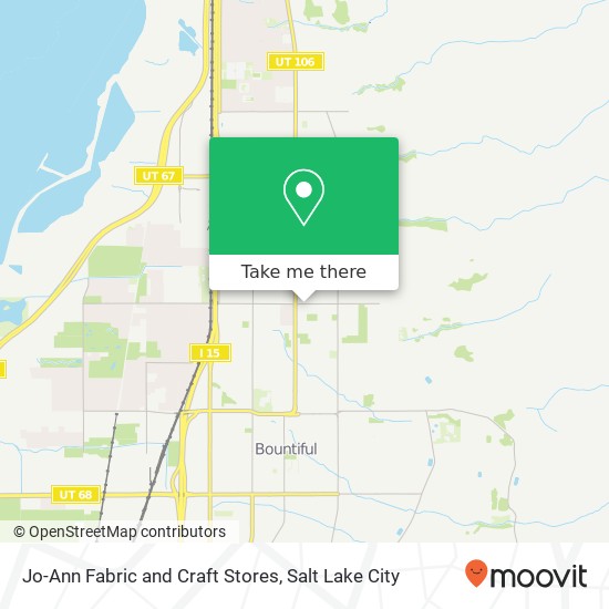 Jo-Ann Fabric and Craft Stores map