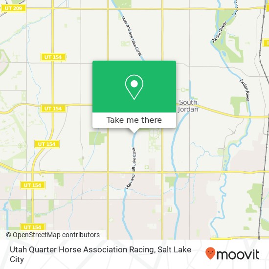 Utah Quarter Horse Association Racing map