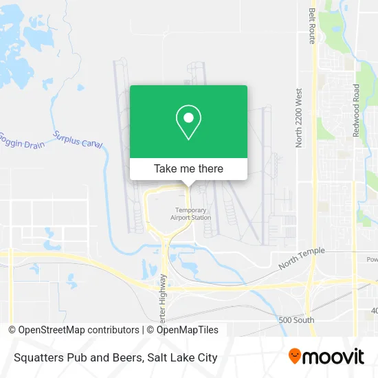 Squatters Pub and Beers map