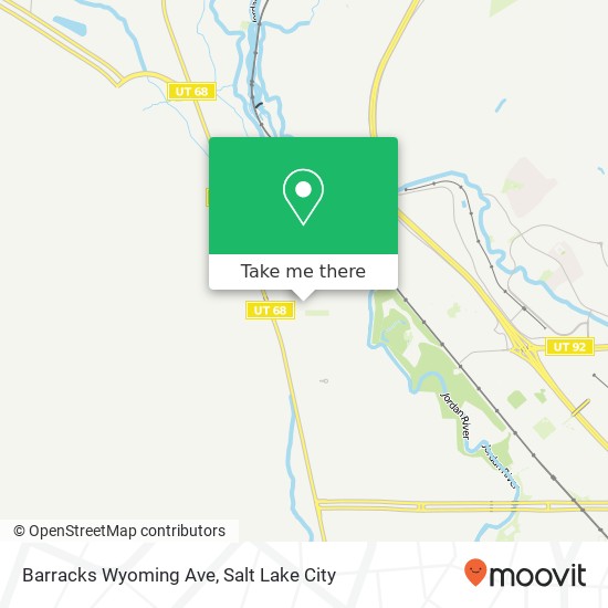 Barracks Wyoming Ave map