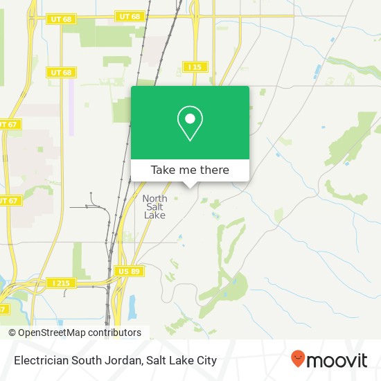 Electrician South Jordan map