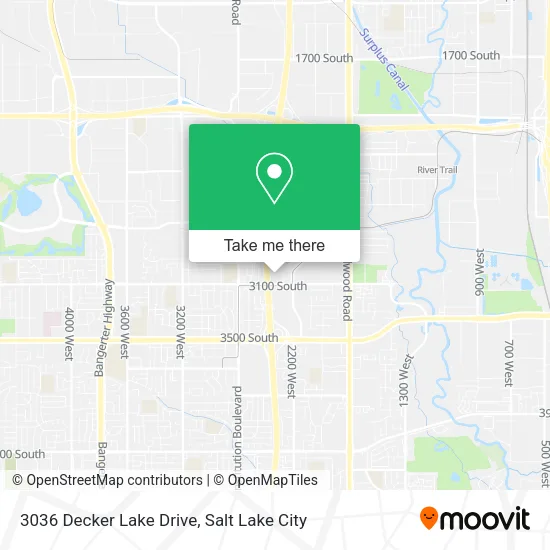 3036 Decker Lake Drive map