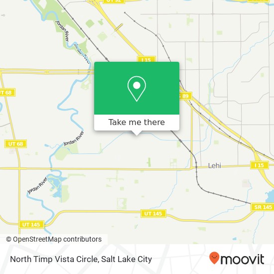 North Timp Vista Circle map