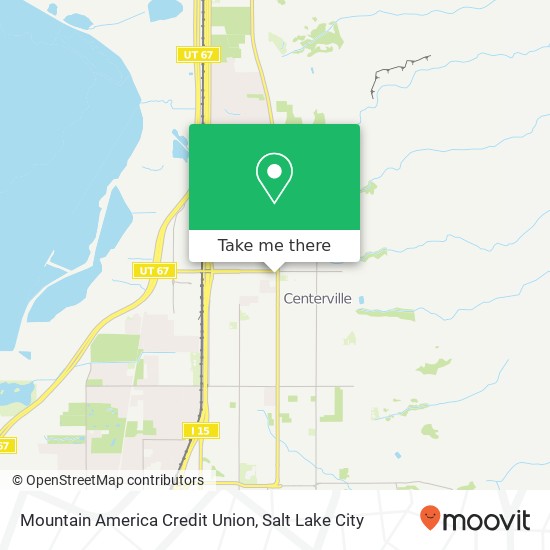 Mapa de Mountain America Credit Union