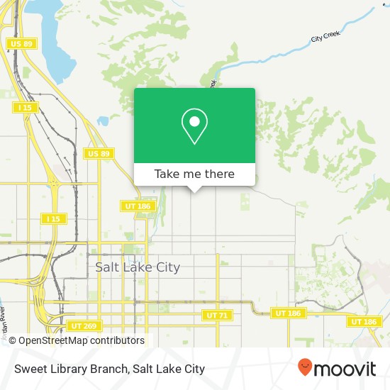 Mapa de Sweet Library Branch