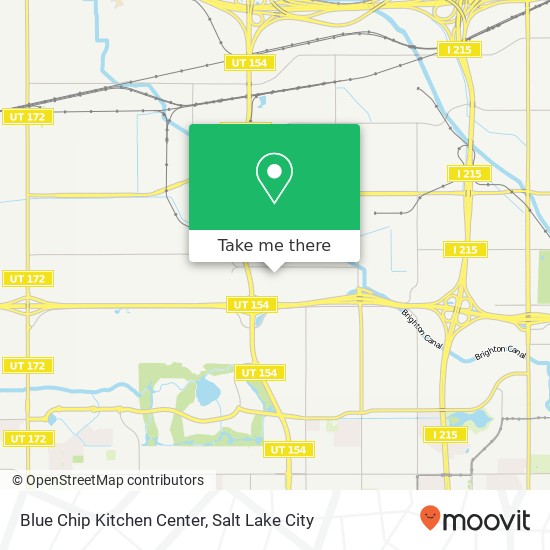 Blue Chip Kitchen Center map