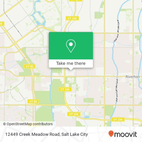 Mapa de 12449 Creek Meadow Road
