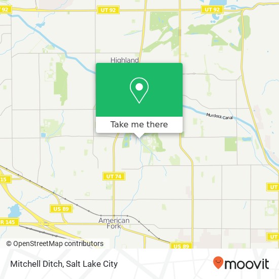 Mitchell Ditch map