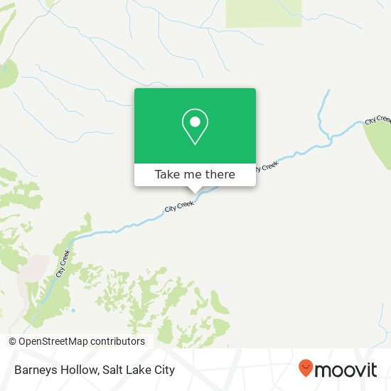 Barneys Hollow map