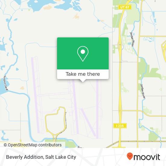 Mapa de Beverly Addition