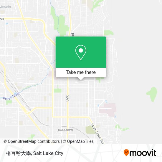 楊百翰大學 map