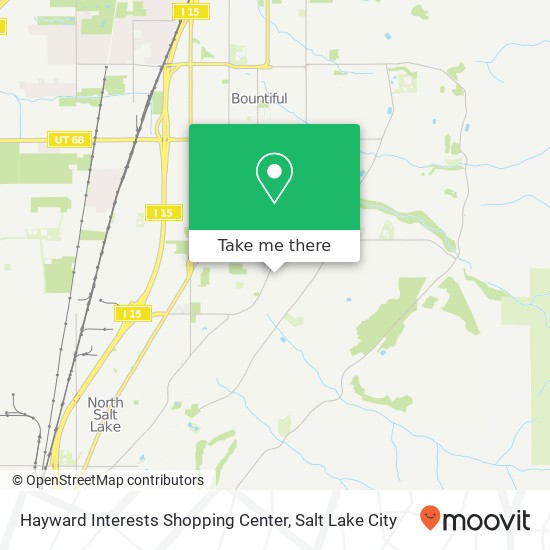 Mapa de Hayward Interests Shopping Center