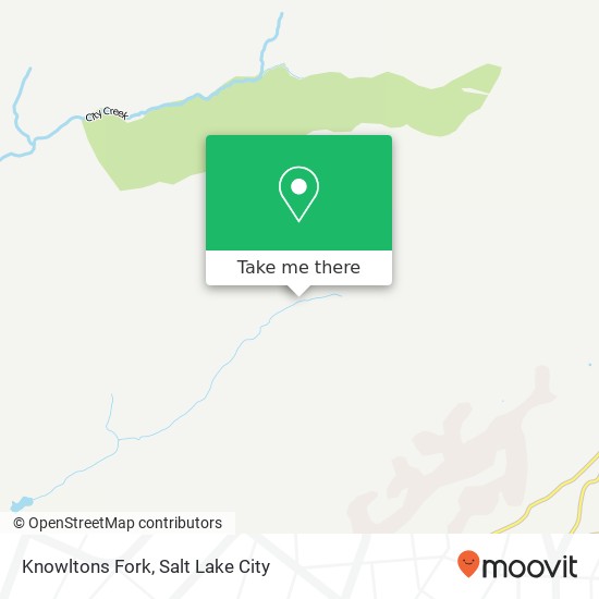 Knowltons Fork map