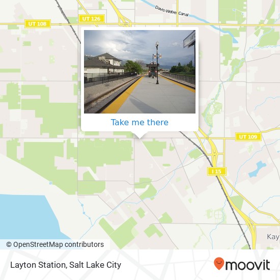 Layton Station map