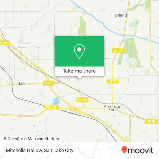 Mapa de Mitchells Hollow