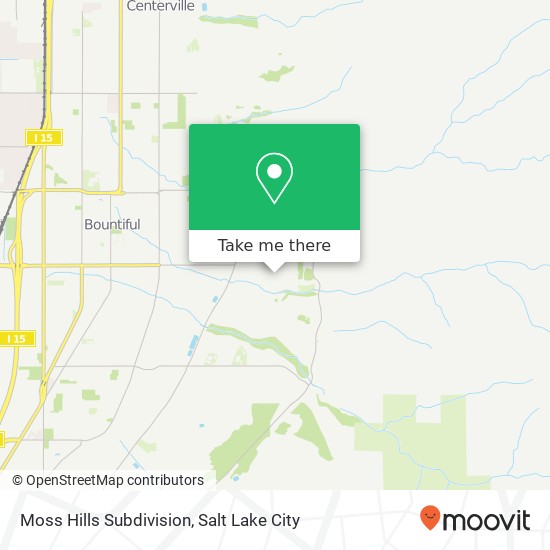 Mapa de Moss Hills Subdivision