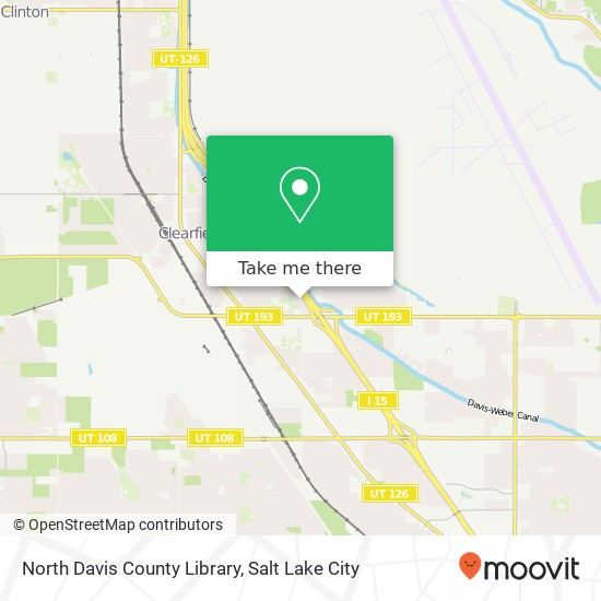 North Davis County Library map