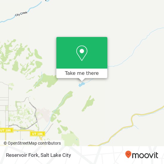 Reservoir Fork map