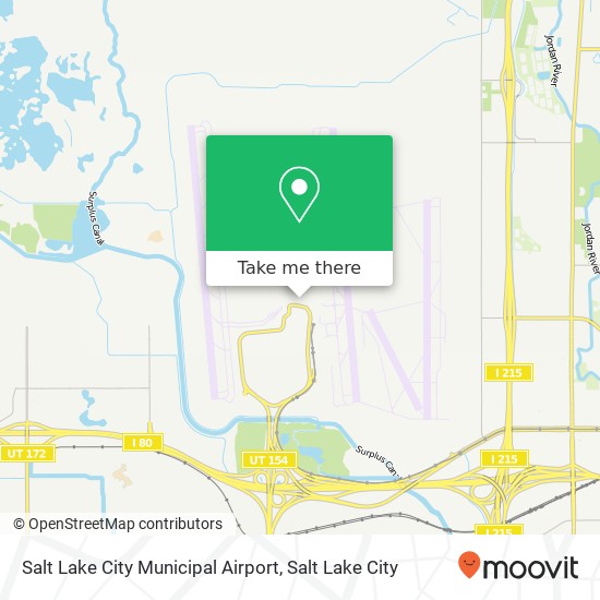 Mapa de Salt Lake City Municipal Airport