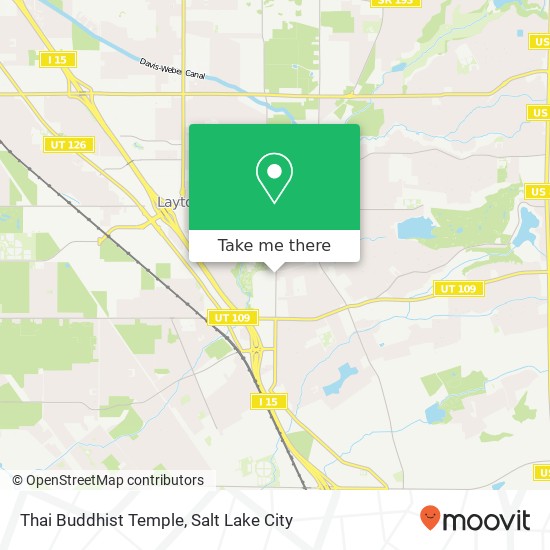 Thai Buddhist Temple map