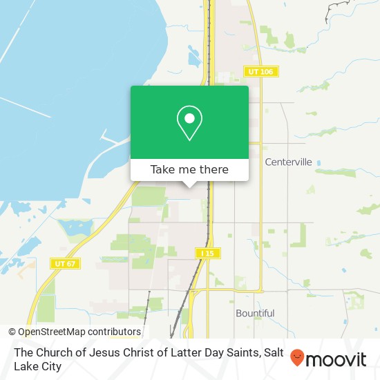 Mapa de The Church of Jesus Christ of Latter Day Saints