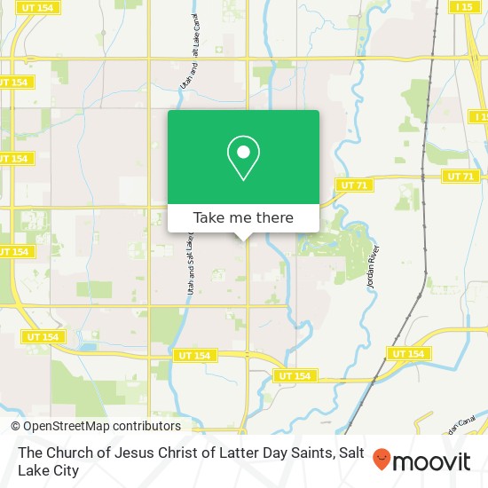 The Church of Jesus Christ of Latter Day Saints map