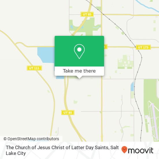 Mapa de The Church of Jesus Christ of Latter Day Saints