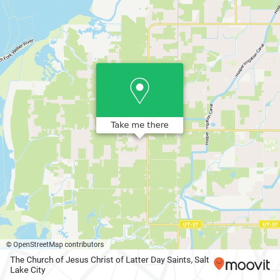 Mapa de The Church of Jesus Christ of Latter Day Saints