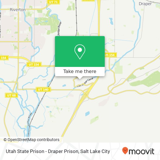 Mapa de Utah State Prison - Draper Prison