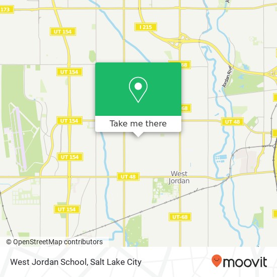 West Jordan School map