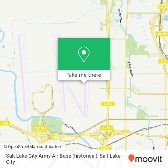 Mapa de Salt Lake City Army Air Base (historical)