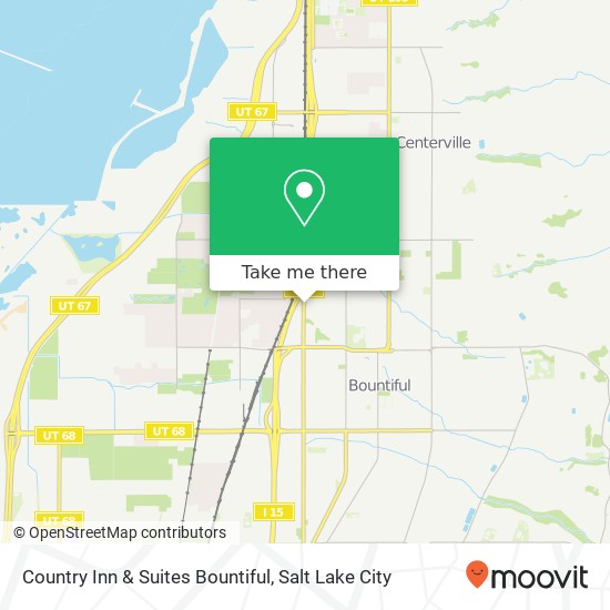 Country Inn & Suites Bountiful map