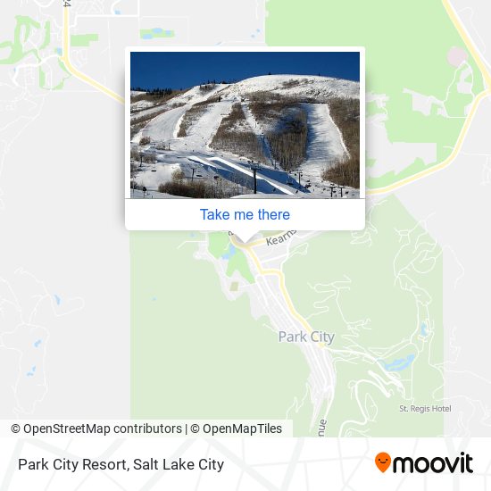 Park City Resort map