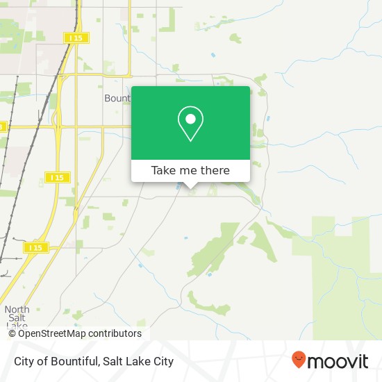 City of Bountiful map