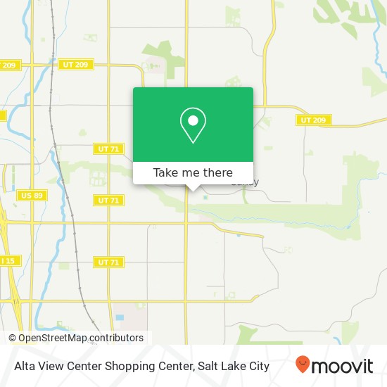 Mapa de Alta View Center Shopping Center