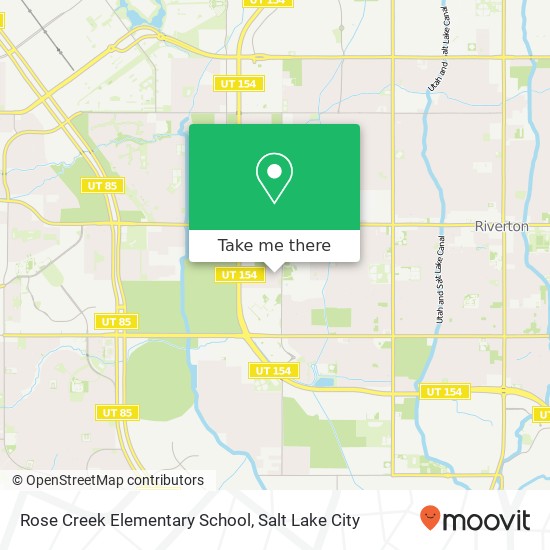 Rose Creek Elementary School map