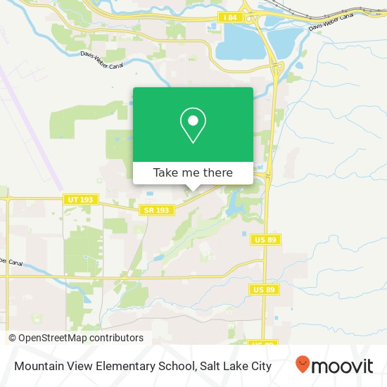 Mountain View Elementary School map