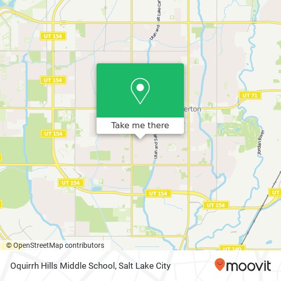 Oquirrh Hills Middle School map