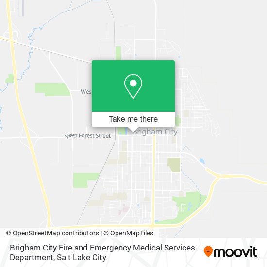 Brigham City Fire and Emergency Medical Services Department map